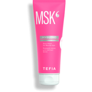 Розовая маска для светлых волос, 250 мл Tefia